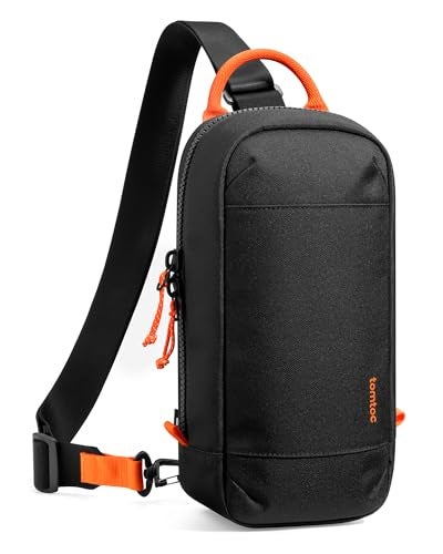 tomtoc Sling Crossbody Bag for Nintendo Switch 2 Protective Travel Chest Carrying Gaming Pouch with 8 Game Cartridges Slots - Image 1