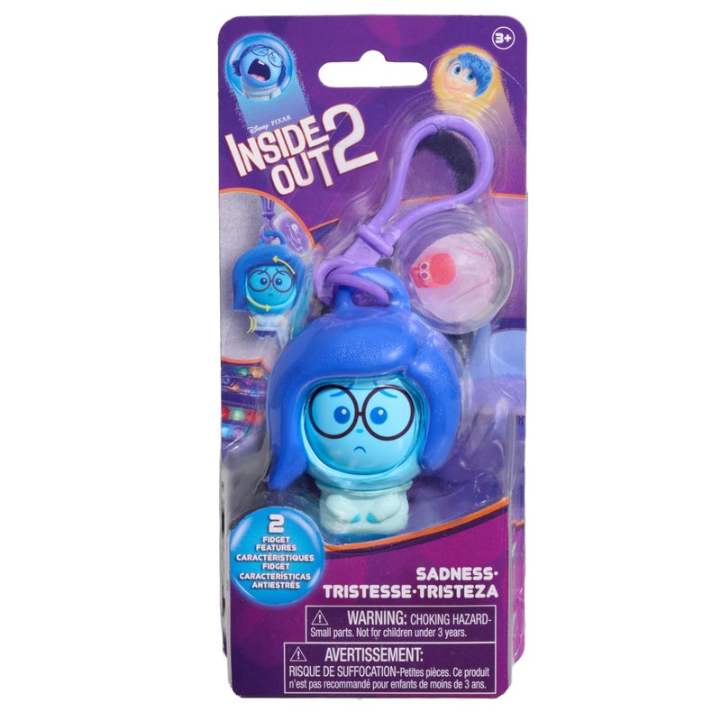 Just Play Inside Out 2 Fidget Figure Keychains - Sadness, Holiday Stocking Stuffers, Gifts, Presents, Kids Toys for Ages 3 Up by Just Play - Image 4