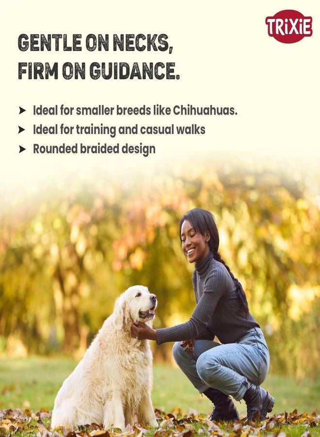 تريكسي طوق تريكسي كافو شبه الخانق للكلاب | طوق حبل قوي ومتين مع سلسلة شبه خانقة مطلية بالكروم | أداة تدريب آمنة لمنع الشد | مقاس مريح (بترولي/أخضر فاتح، متوسط) - Image 4