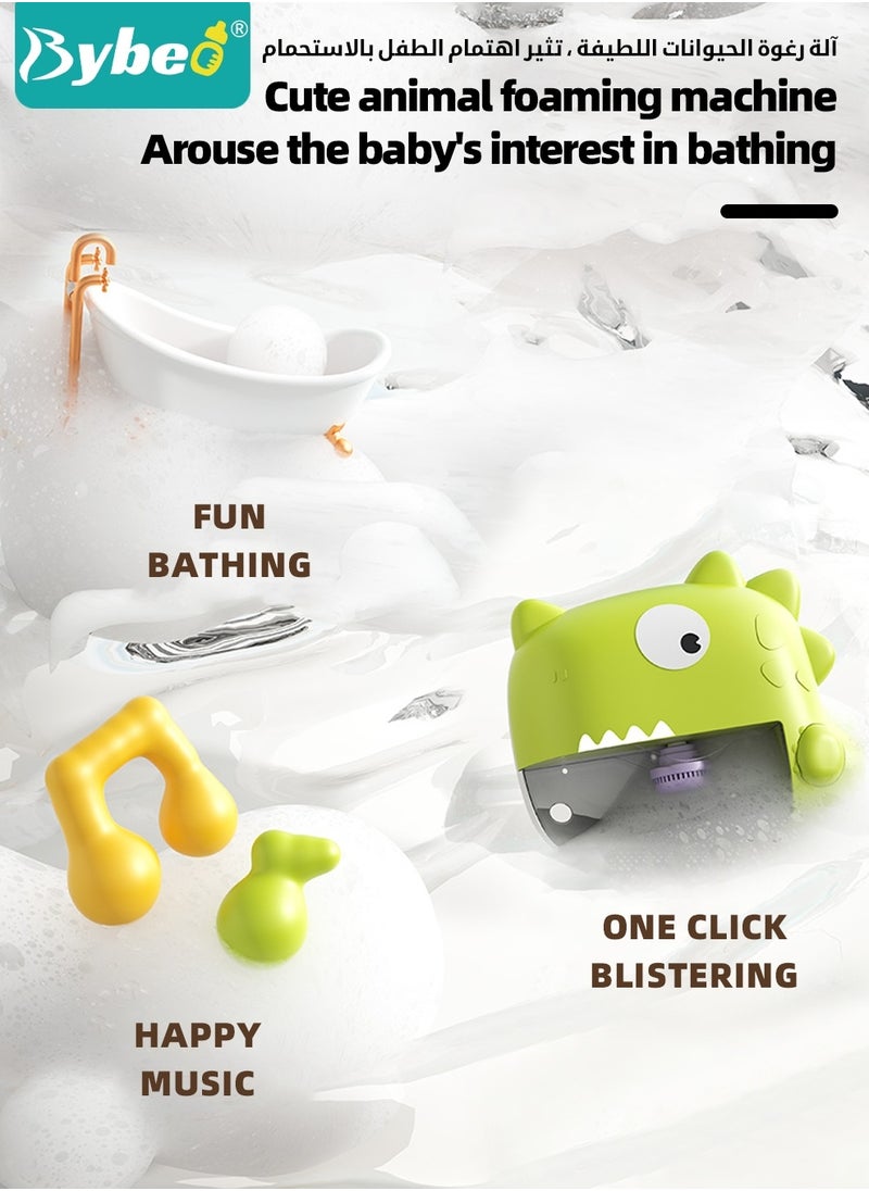 Bybeo Baby Bath Toys Set, Baby Bubble Bath Toy, Kids Shower Toy, Bathtub Playset, Bubble Machine Maker with Music+4-piece Duck Toy+5-piece Ocean Balls  - Image 4