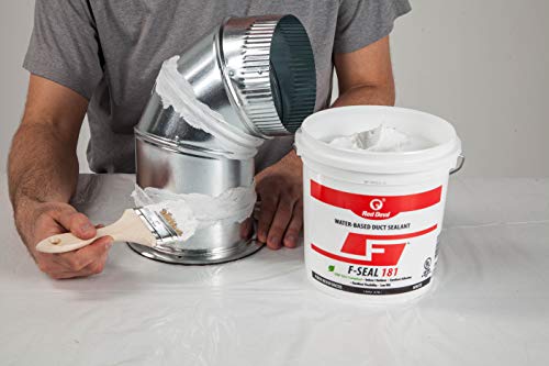Red Devil 0841DW F-Seal 181 Fiber Reinforced Water Based Duct Sealant, 1 Gallon, White - Image 3