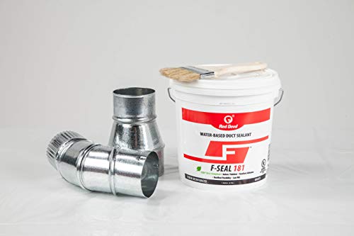 Red Devil 0841DW F-Seal 181 Fiber Reinforced Water Based Duct Sealant, 1 Gallon, White - Image 4
