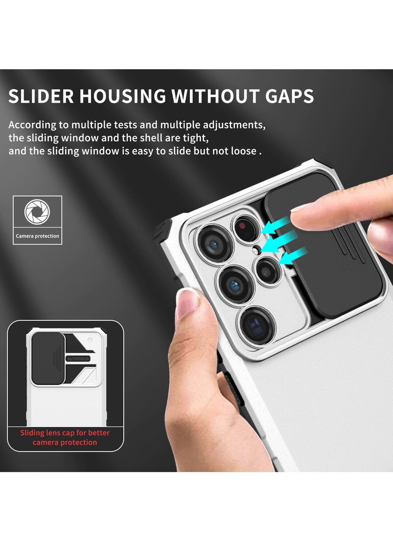 Case Cover for Samsung Galaxy S22 Ultra, Innovative Telescopic Bracket, Sliding Protection Camera Window, Bumper Shockproof Phone Back Cover - Image 5