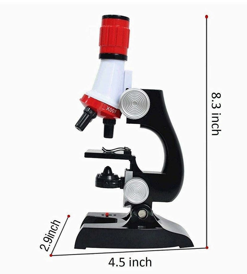 Quasar  Science Microscope Kits with Slides Educational in Beginner Kit with LED Zooming 100X 400X and 1200X Students Educational Learning Magnification for Kids Only Toy Purpose Uses Not Real - Image 2