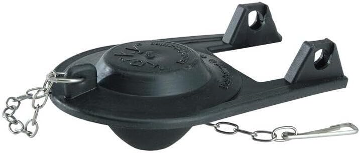 Korky Toilet Flapper Black Rubber for Universal 2 in - Image 1