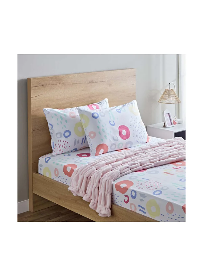 Home Box Nora 2-Piece Regina Reversible Microfibre Pillow Cover Set 75 x 50 cm