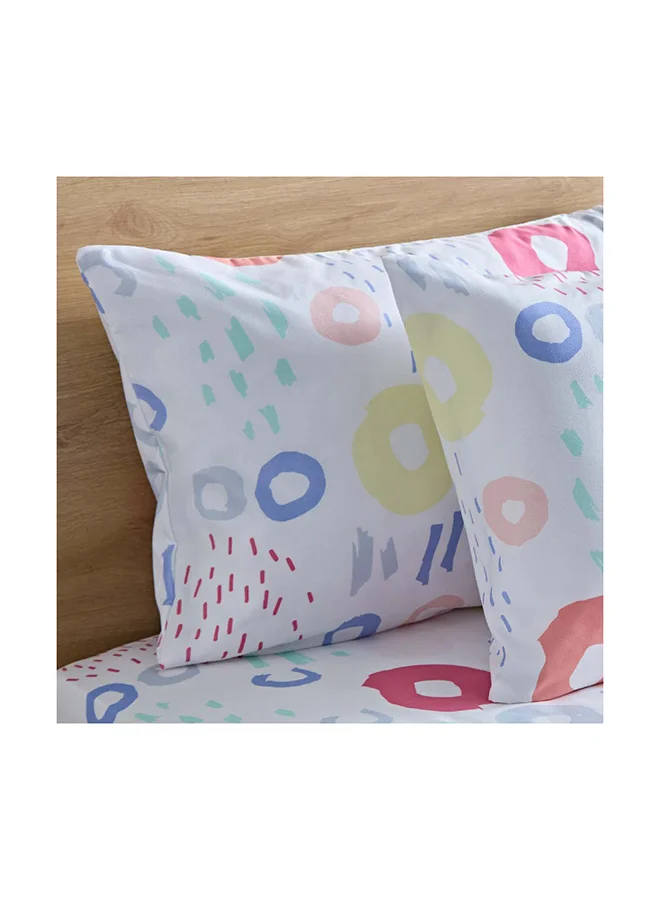 Home Box Nora 2-Piece Regina Reversible Microfibre Pillow Cover Set 75 x 50 cm