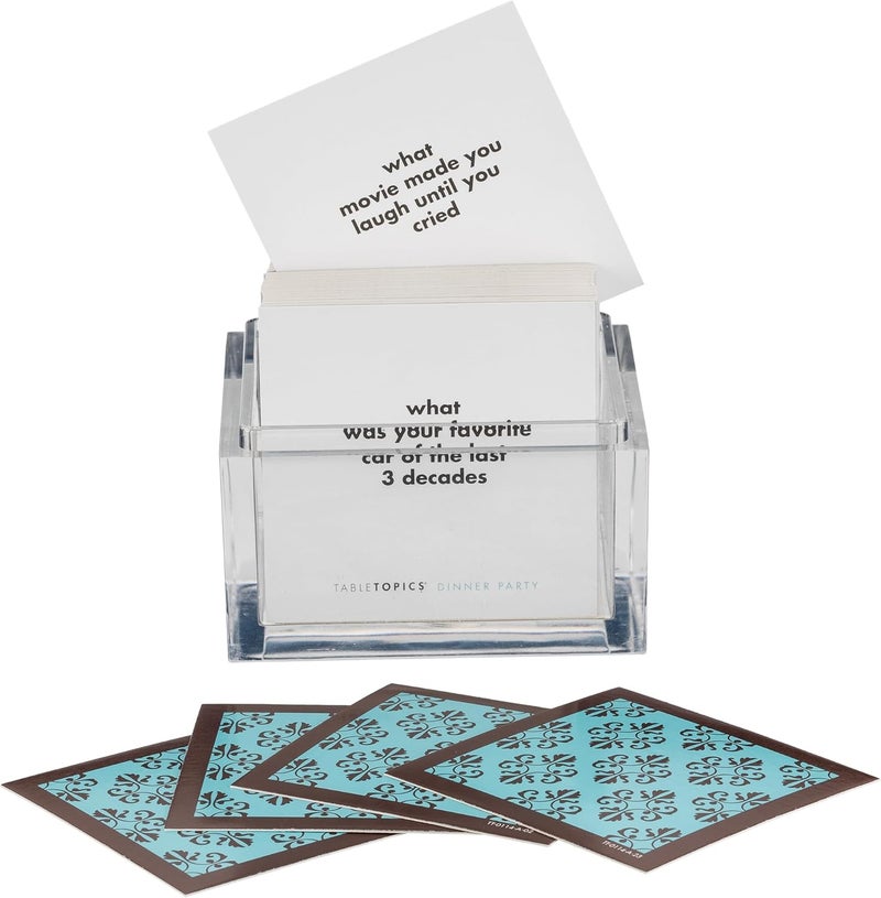 TableTopics Dinner Party Question Card Game - 135 Entertaining Conversation Starter Cards - Image 2