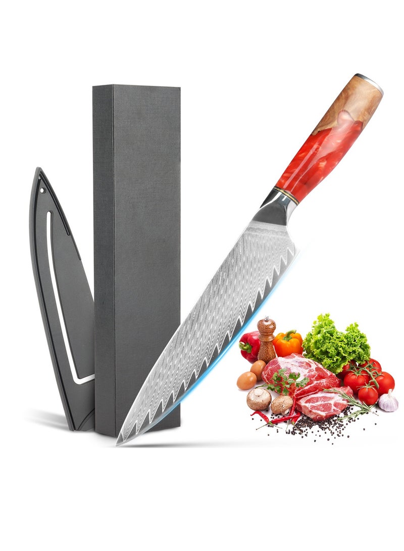 Damascus Knife Home Professional Chef Knife Kitchen Knife 8-inch Suitable for Home Professional Kitchen Restaurant - Image 1