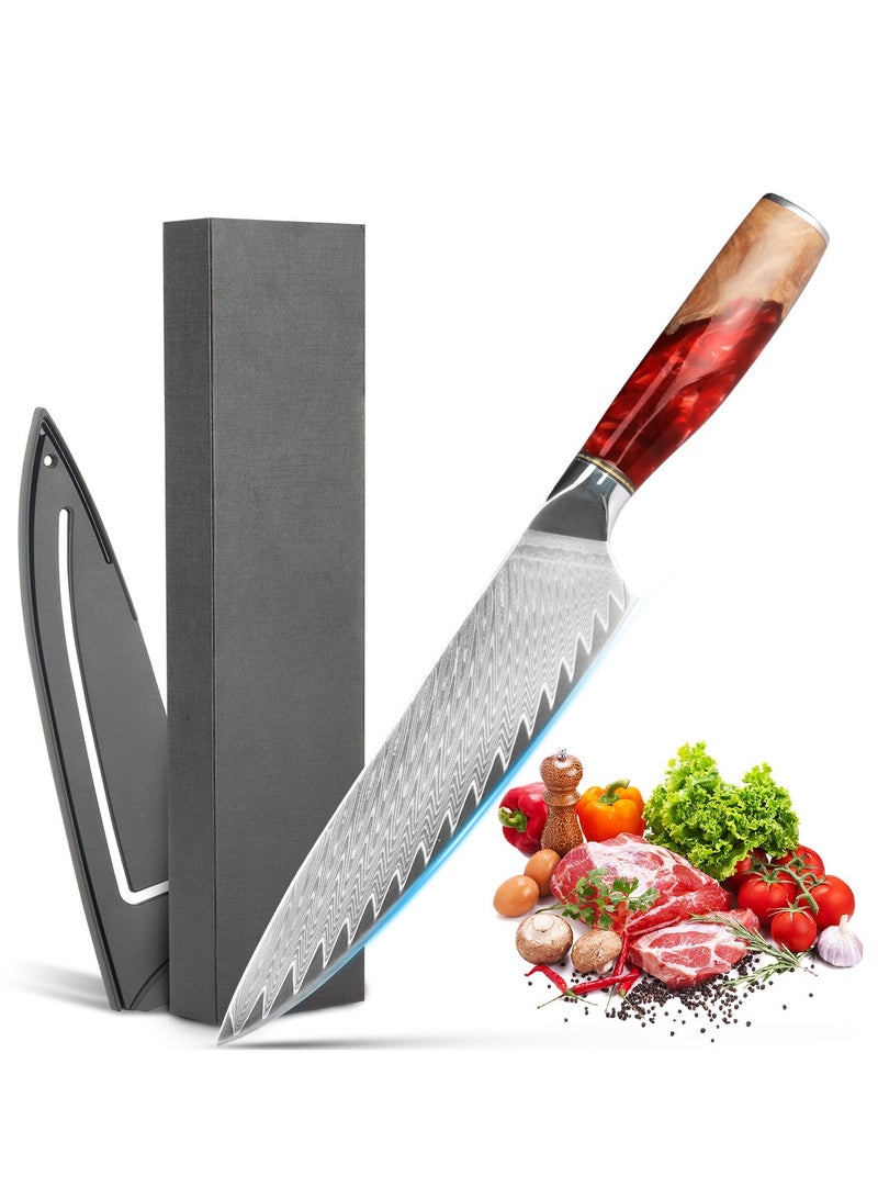 SSGP Damascus Knife Home Professional Chef Knife Kitchen Knife 8-inch Suitable for Home Professional Kitchen Restaurant - Image 1