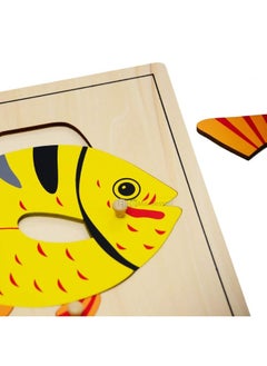 Elite Montessori Elite Montessori Fish Puzzle Preschool Learning Material  - Image 4
