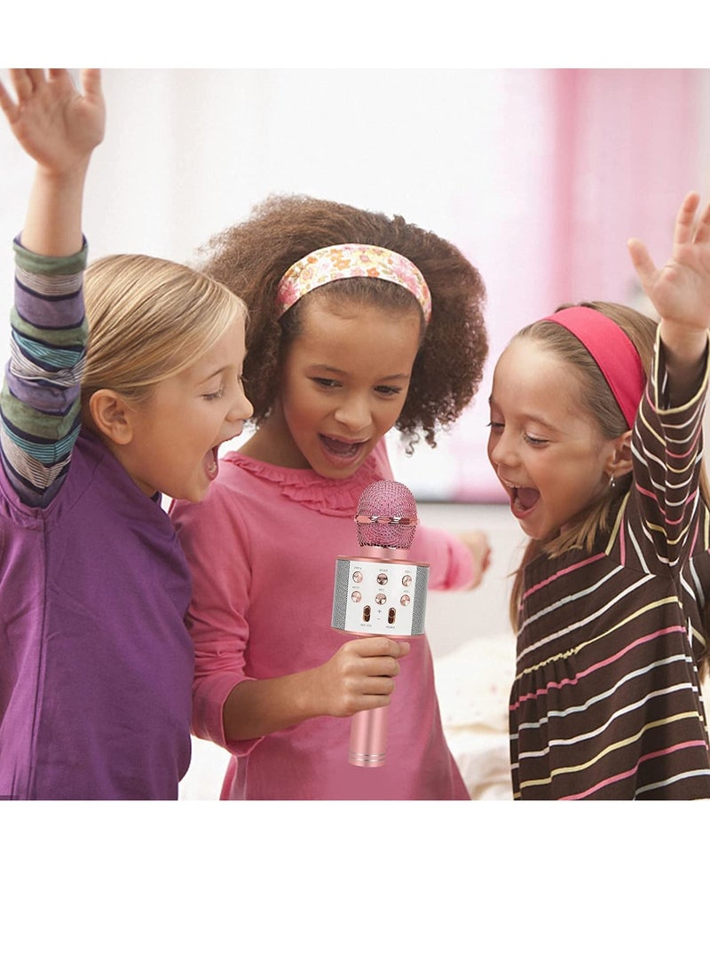 Bluetooth Karaoke Microphone Wireless,Portable Singing Microphone for Kids Adults,Karaoke Machine for Kids Toys,Birthday Gifts Ideas - Image 3