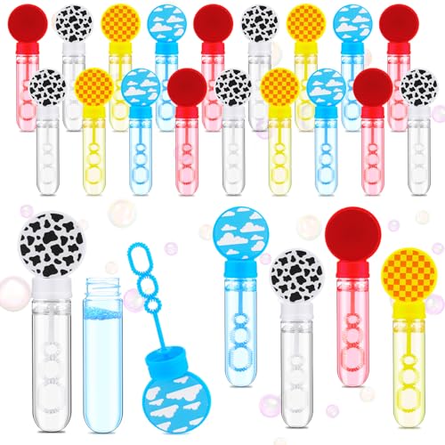Rotatingpals 24 Pack Bulk Bubble Wands Cartoon Party Supplies Theme Birthday Party Supply Cartoon Theme Birthday Bag Stuffers Supplies Decorations for AdultsToy Inspire GameWand - Image 1