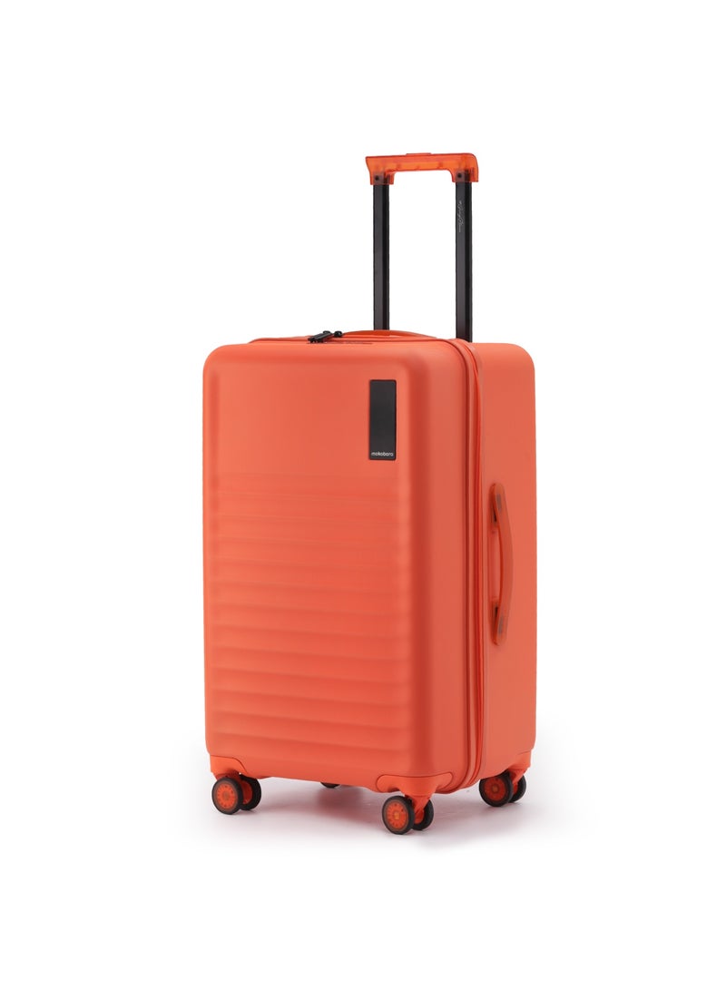 Mokobara The Aisle Trunk Check-In Luggage - Durable Polycarbonate Material | Stardust, Orange - Image 1