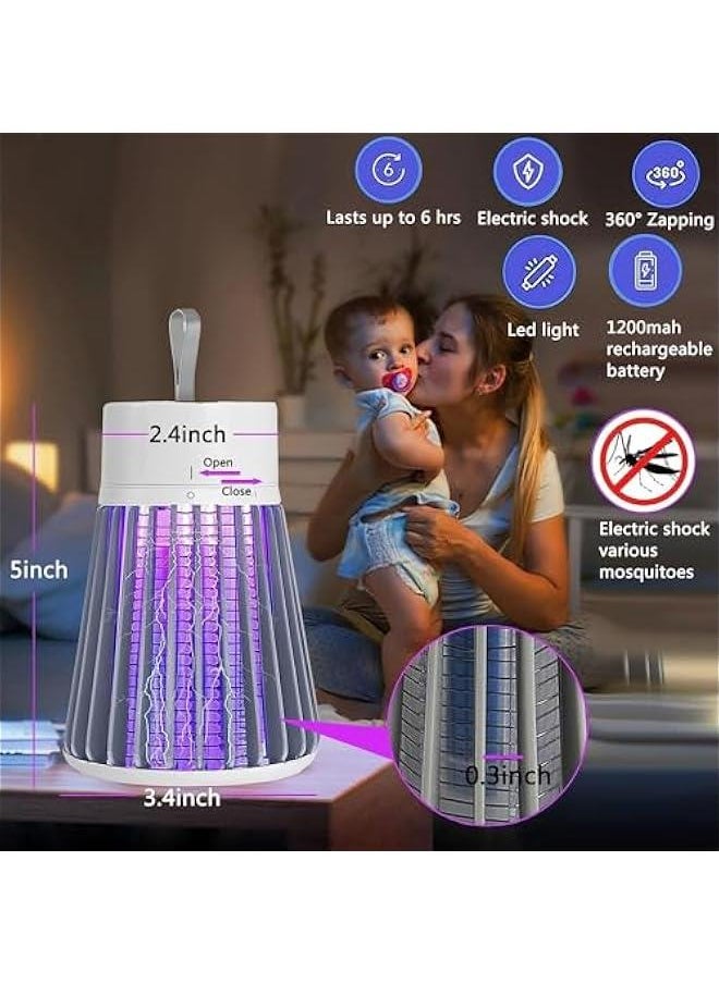 هوكور صاعق البعوض من موز جارد الجيل الجديد 2024، واقي موز جارد لاسلكي محمول، شحن USB وضوضاء منخفضة، مناسب للاماكن الداخلية والحديقة المنزلية والتخييم والنزهات (اخضر)  - Image 2