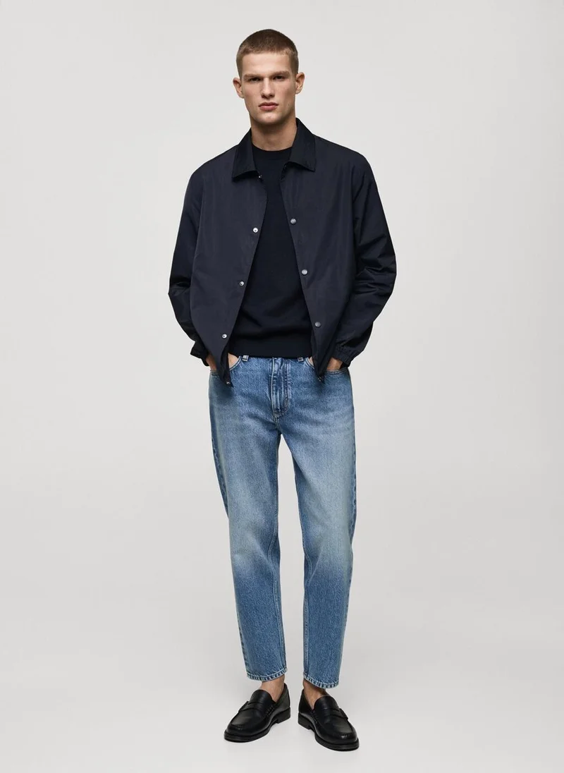 مانجو مان Casual Regular Fit Technical Fabric Jacket