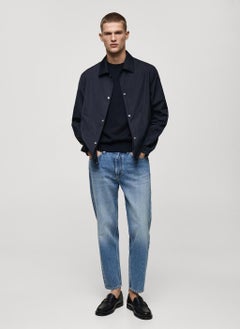 Mango Man Casual Regular Fit Technical Fabric Jacket  - Image 5