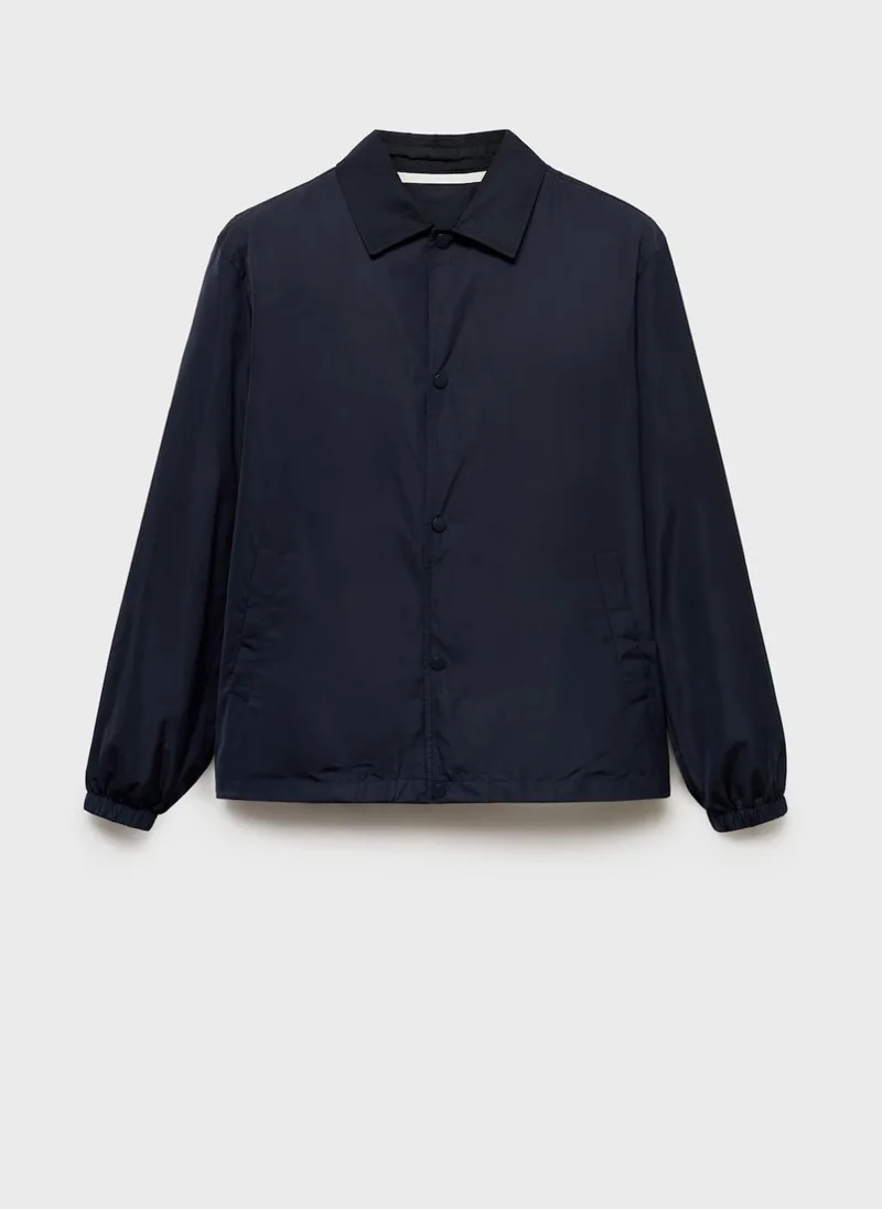 مانجو مان Casual Regular Fit Technical Fabric Jacket