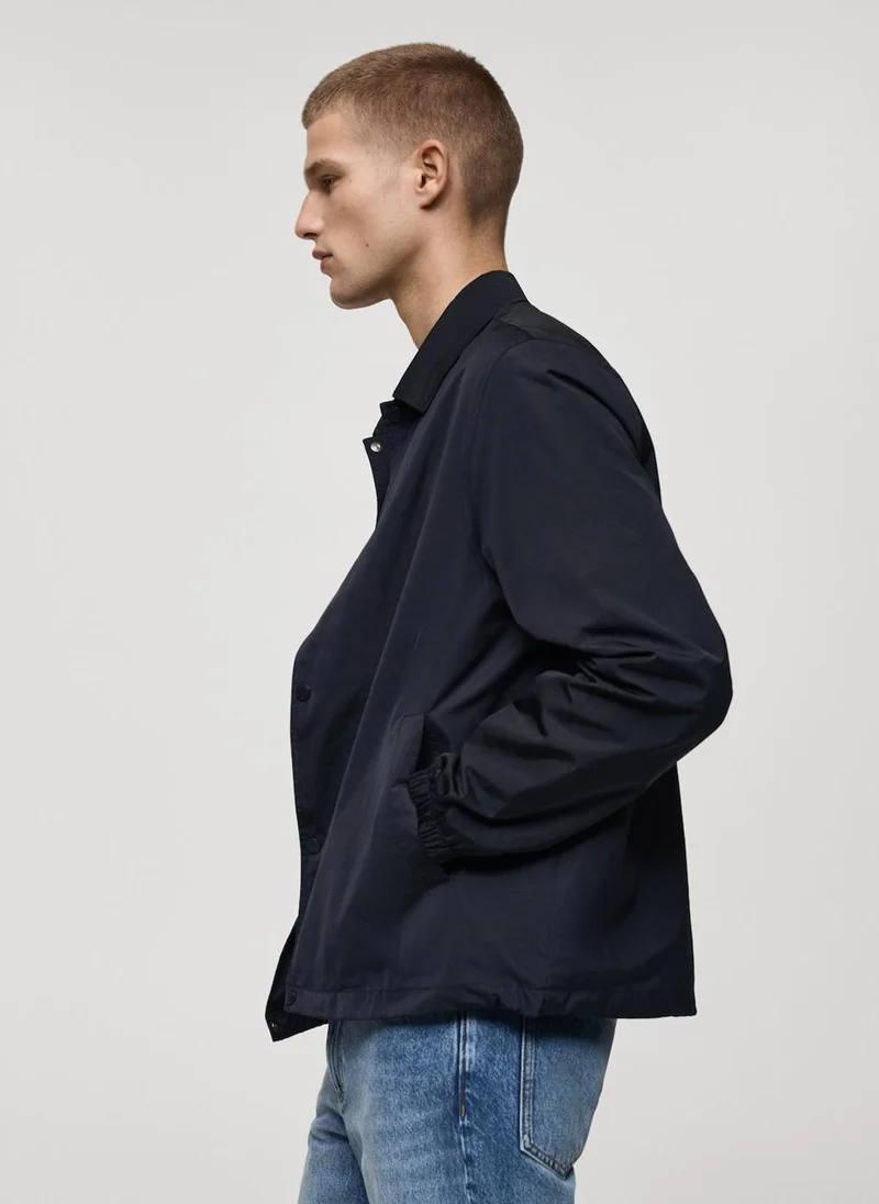 مانجو مان Casual Regular Fit Technical Fabric Jacket