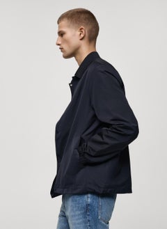Mango Man Casual Regular Fit Technical Fabric Jacket  - Image 3