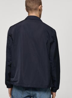 Mango Man Casual Regular Fit Technical Fabric Jacket  - Image 2