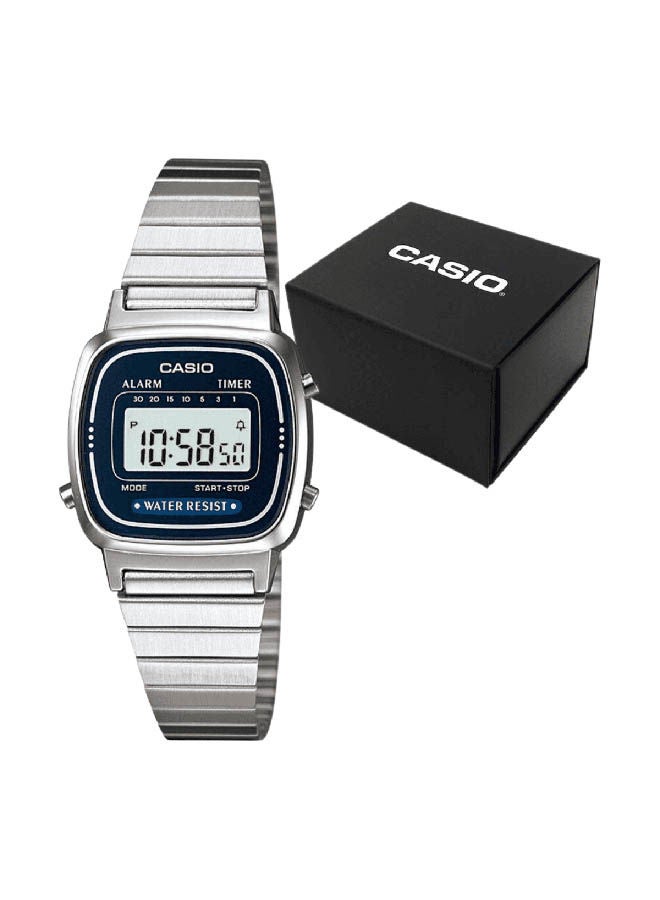 CASIO Stainless Steel Digital Watch LA670WA-2DF - Image 1