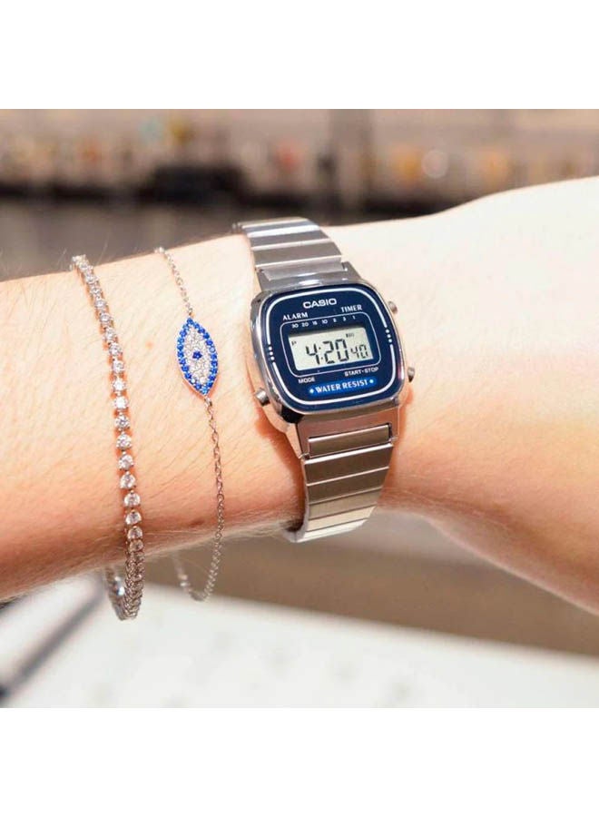 CASIO Stainless Steel Digital Watch LA670WA-2DF - Image 2