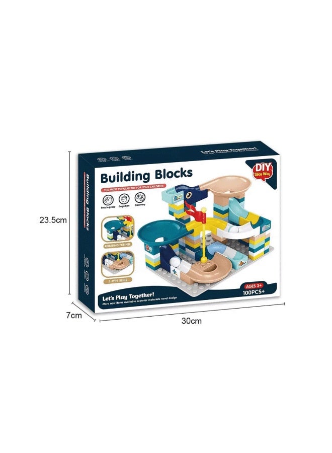 Ball Track Building Set - 100 Pieces - Image 3
