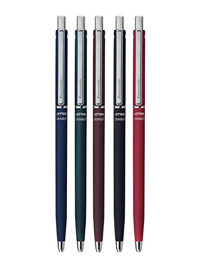 Reynolds jetter aerosoft original ball pen pack of 5 pens - Image 1