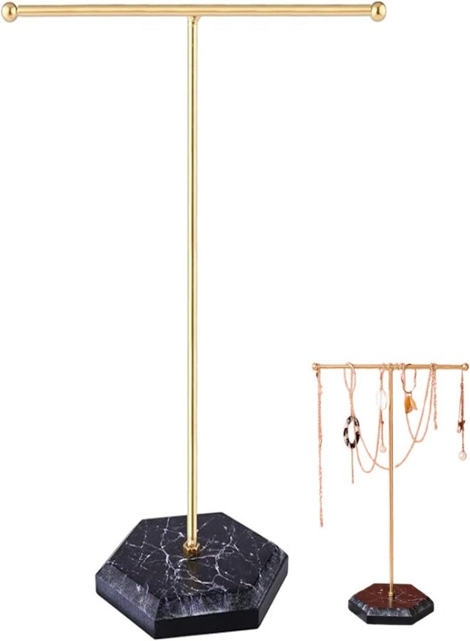 Vihaanta Necklace Holder, Jewelry Stand, Necklace Organizer, Jewellery Organizer, T-Shaped Design, Compact and Portable, Display Collection Hanging Holder, Ideal for Home and Travel Use - Image 1
