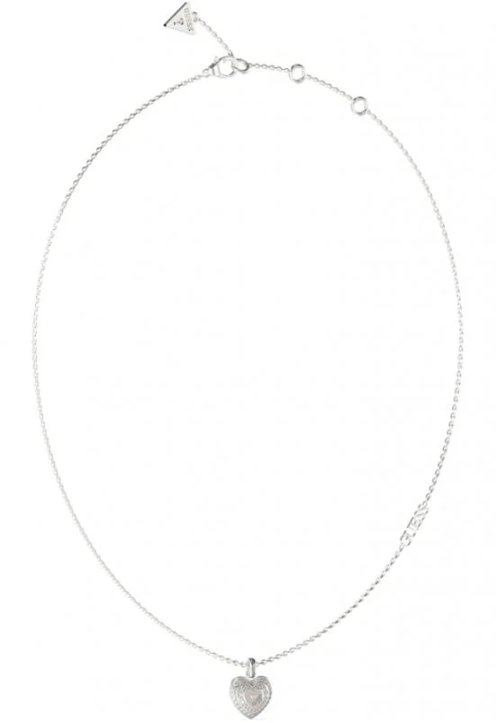 جس Pendent Drop Detail Long Necklace