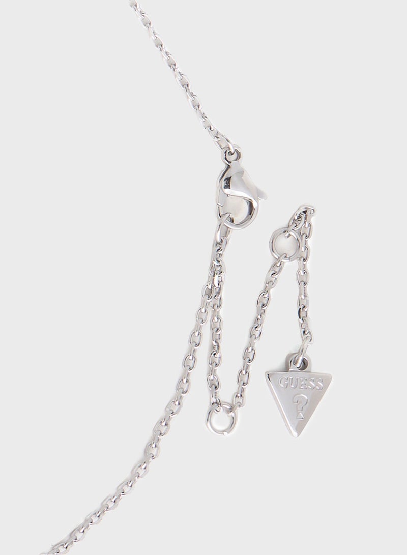 GUESS Pendent Drop Detail Long Necklace - Image 3