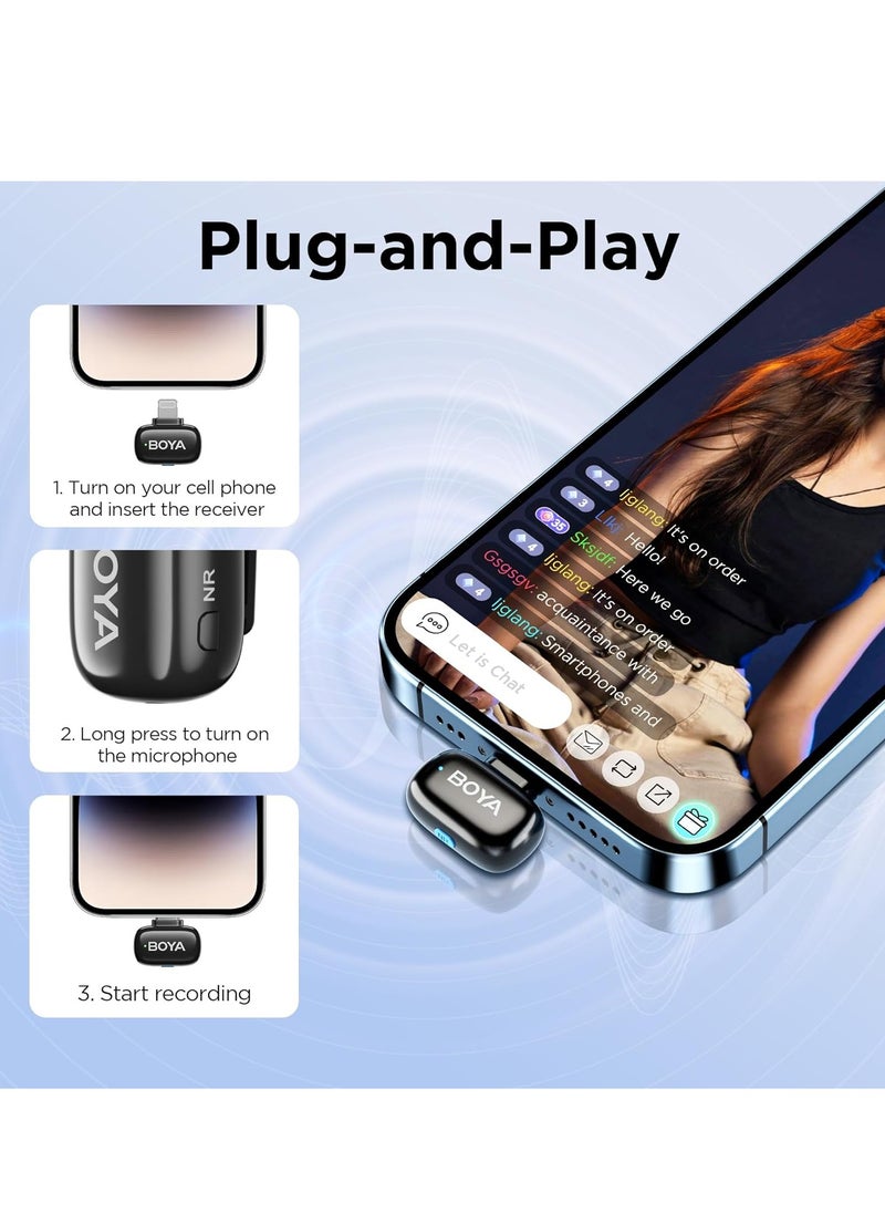 Mini 16 Wireless Lavalier Microphone For IOS, Ultra mini microphone with AI Voice Change, Noise Reduction , Metal Clip on Mic Vlogging TikTok YouTube Content Creators - pzsku/ZEE4F0E1124B7B0A177F4Z/45/_/1739626535/be43ae4f-d7b9-4a05-a9cb-f230eb56e531