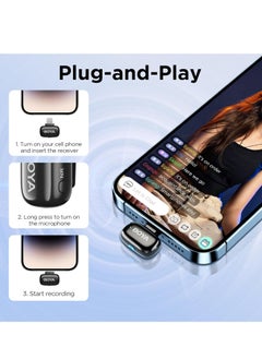BOYA Mini 16 Wireless Lavalier Microphone For IOS, Ultra mini microphone with AI Voice Change, Noise Reduction , Metal Clip on Mic Vlogging TikTok YouTube Content Creators  - Image 5