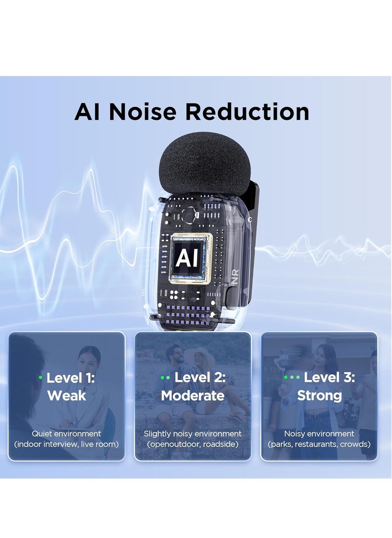Mini 16 Wireless Lavalier Microphone For IOS, Ultra mini microphone with AI Voice Change, Noise Reduction , Metal Clip on Mic Vlogging TikTok YouTube Content Creators - pzsku/ZEE4F0E1124B7B0A177F4Z/45/_/1739626587/dadd5d44-484e-464c-ab8f-71e9a111fba3