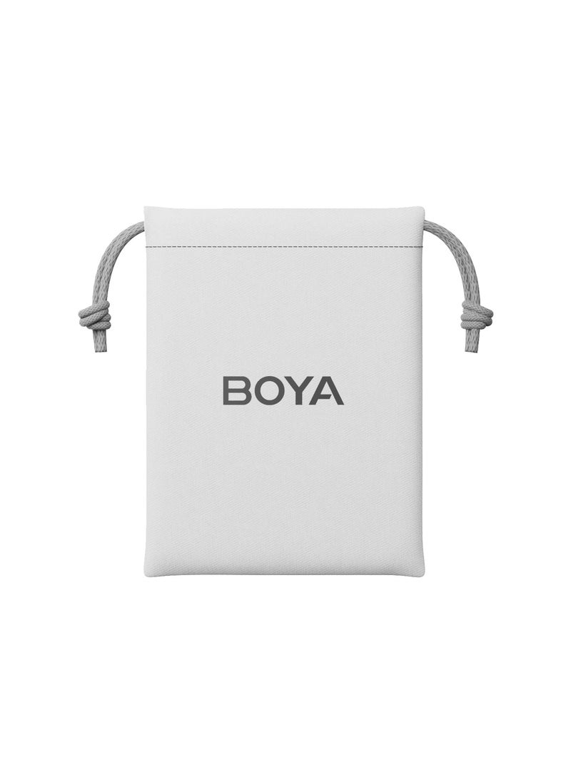 BOYA - Mini 16 Wireless Lavalier Microphone For IOS, Ultra mini microphone with AI Voice Change, Noise Reduction , Metal Clip on Mic Vlogging TikTok YouTube Content Creators - Image 1