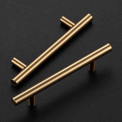 JOY DECOR 30 Pack Champagne Bronze Cabinet Pulls 6 Inch Length 334 Inch 96mm Hole Center Stainless Steel Kitchen Cabinet Handles for Drawer and Cupboard - Image 3