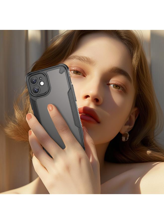 S-TOP Case For iPhone 11 Armor Glaze PC Hybrid TPU Phone Case - Image 3