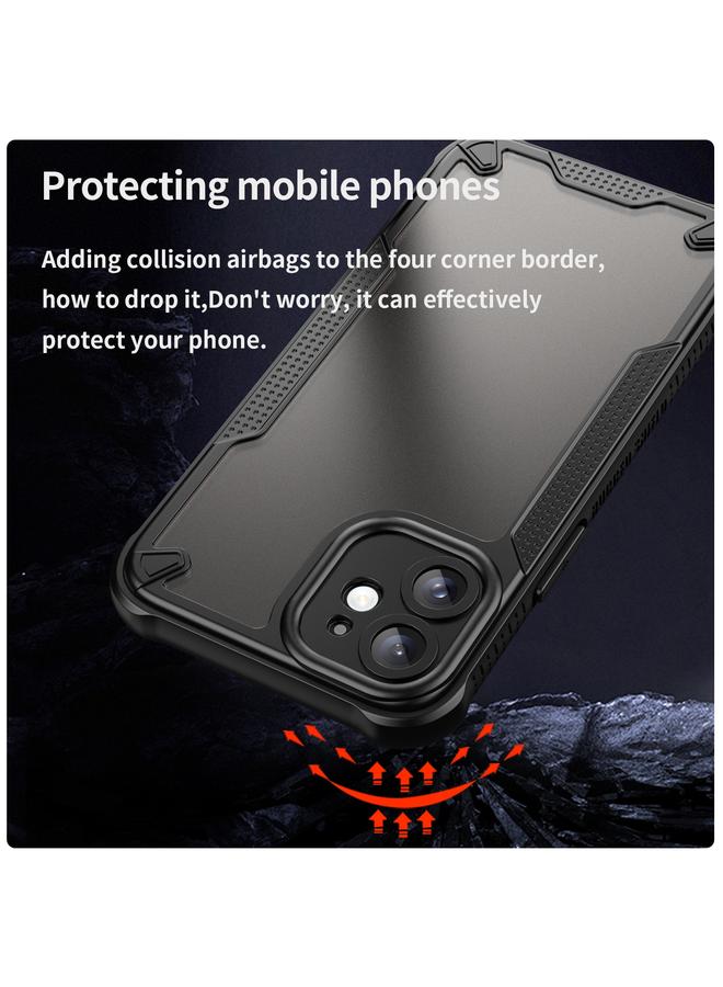 S-TOP Case For iPhone 11 Armor Glaze PC Hybrid TPU Phone Case - Image 4