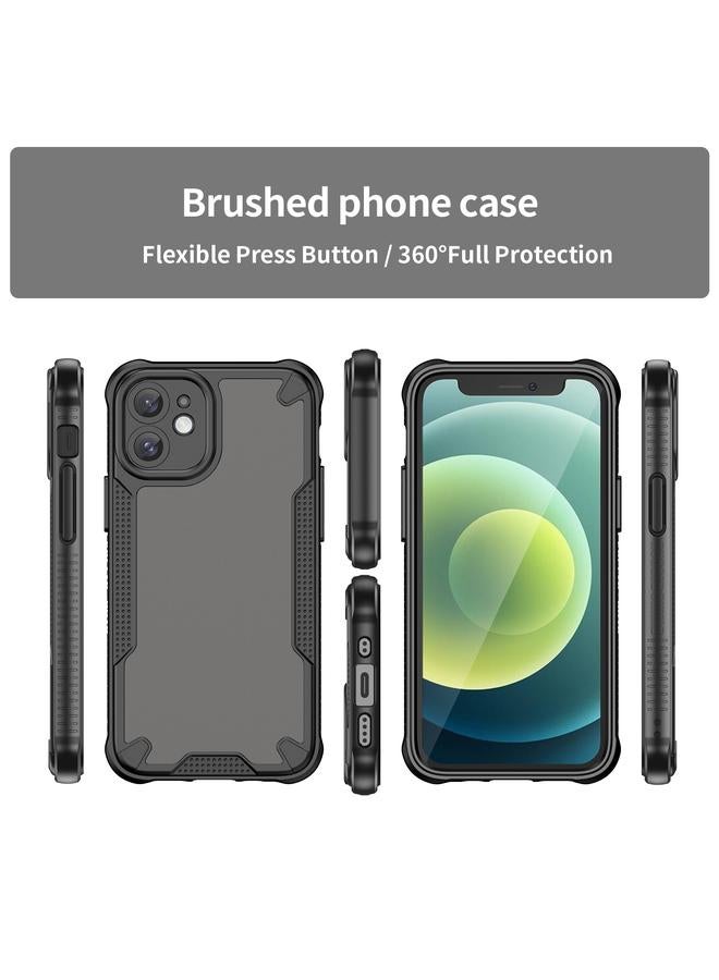 S-TOP Case For iPhone 11 Armor Glaze PC Hybrid TPU Phone Case - Image 2