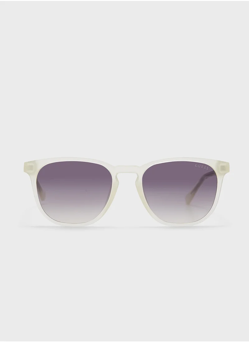 GUESS Uv Protected Round Sunglasses