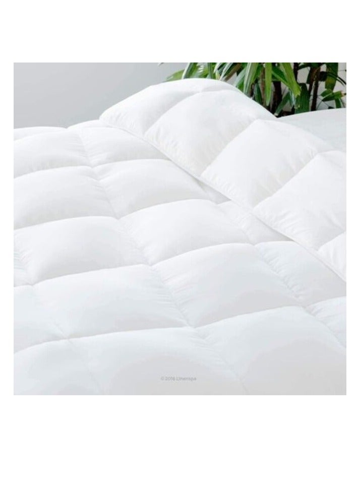 DEEP SLEEP Every Night Deep Sleep White Stripe Microfiber Quilt 85 GSM White (Twin - W 200 X L 135) - Image 3