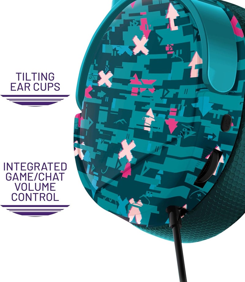 4gamers Panther Gaming Headset Glitch - Teal, Compatible with PS4, PS5, Xbox, Switch & PC - Image 4
