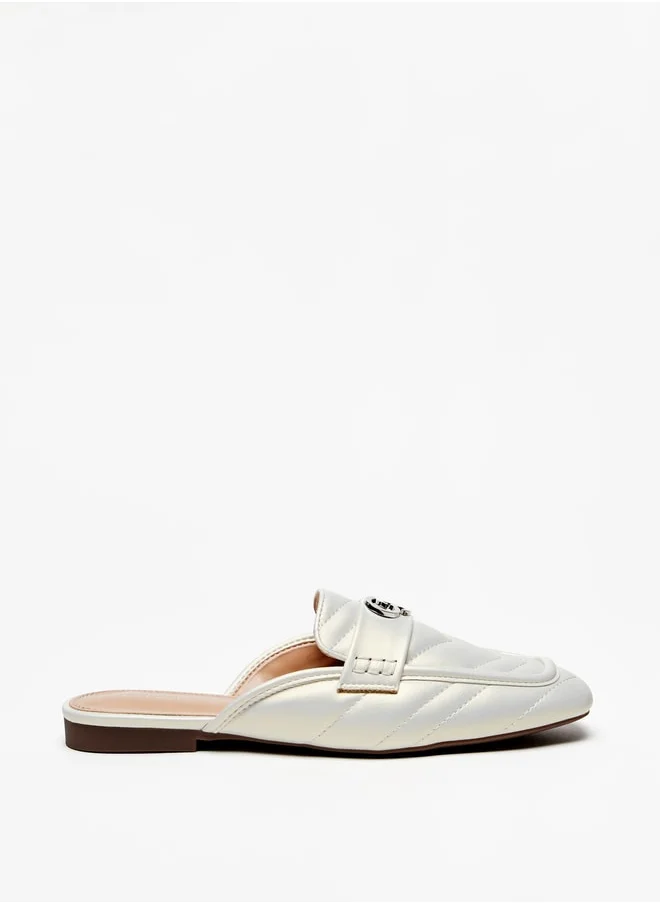 سيليست Women's Quilted Slip-On Mules