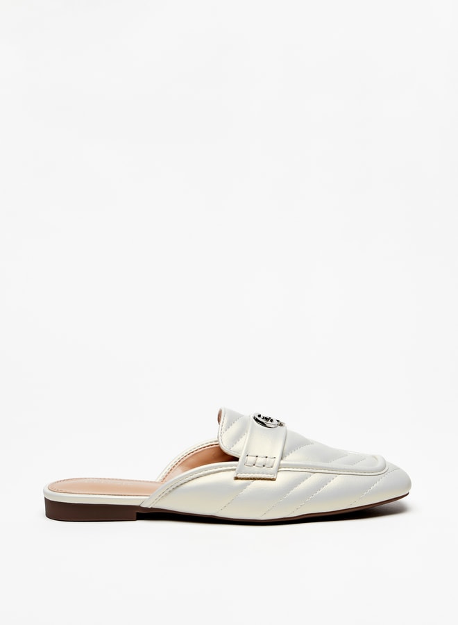 Celeste Women's Quilted Slip-On Mules  - Image 2