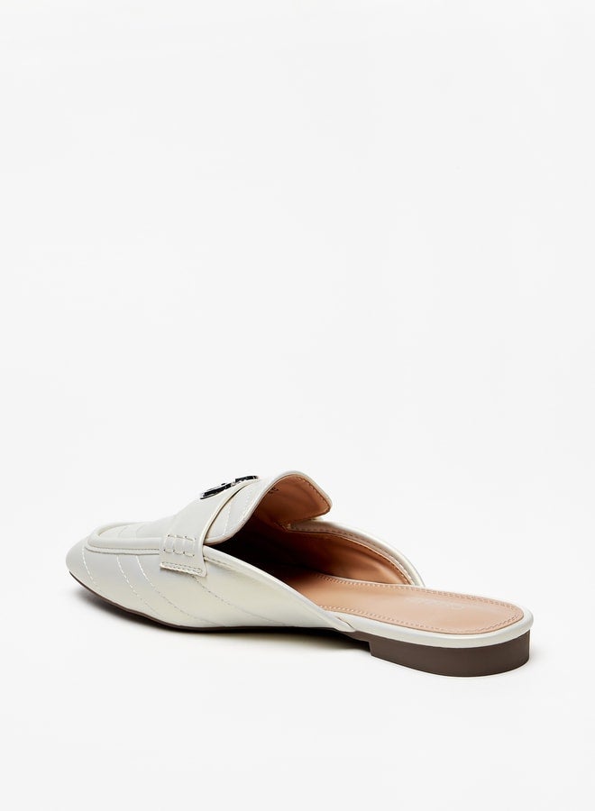 Celeste Women's Quilted Slip-On Mules  - Image 3