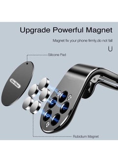 GO-DES Go-Des L-Shape Vent Magnetic Car Phone Holder / Mount (HD633)  - Image 2
