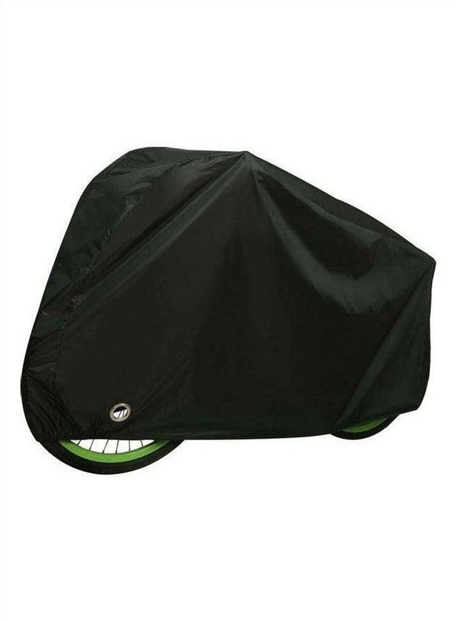 Heavy-Duty Waterproof Bicycle Cover with Keyhole - Image 1