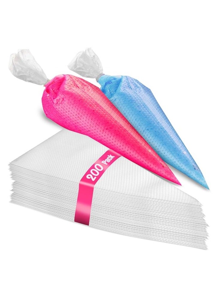 عام 200 قطعة من أكياس التغليف المضادة للانفجار - 12 بوصة، أكياس المعجنات، أكياس التزيين بدون طرف، أكياس التزيين، أكياس التزيين، أكياس التثبيت، معدات تزيين البسكويت - Image 1