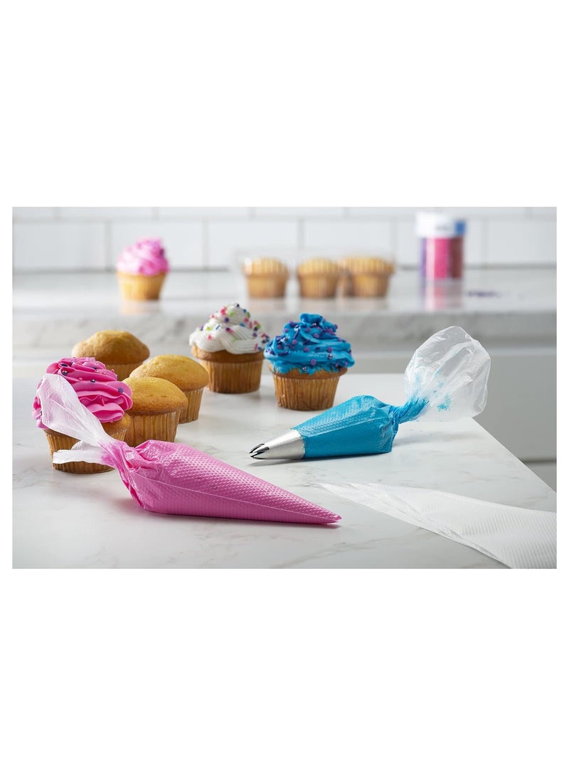 عام 200 قطعة من أكياس التغليف المضادة للانفجار - 12 بوصة، أكياس المعجنات، أكياس التزيين بدون طرف، أكياس التزيين، أكياس التزيين، أكياس التثبيت، معدات تزيين البسكويت - Image 4